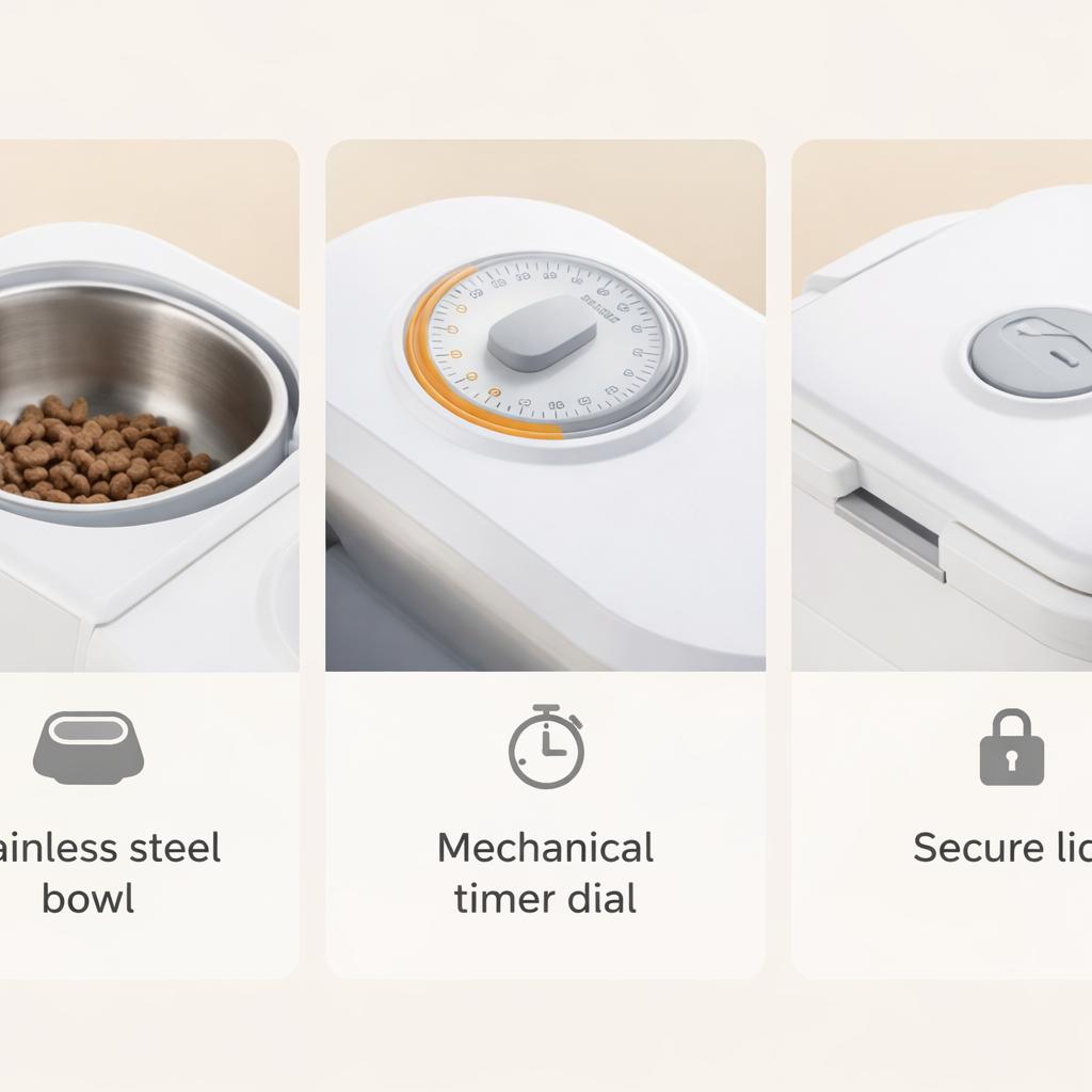 Smart Pet Feeder - Peace of Mind Even When You're Away | مغذي الحيوانات الذكي - اطمئن على حيوانك حتى في غيابك